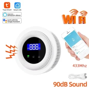 Детектор утечки природного газа Tuya Wi-Fi